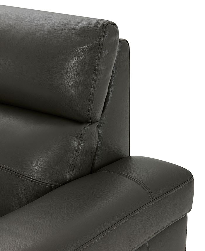 Furniture Jazlo 4Pc. Leather Sectional with 2 Power Recliners, Created