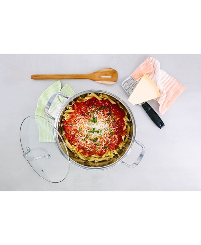 Sedona Stainless Steel 8Qt. Covered Casserole with Lid Macy's