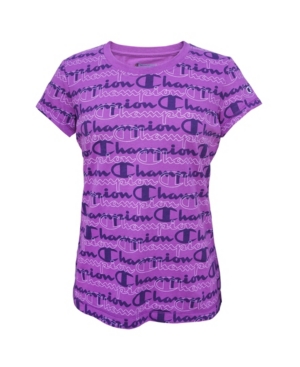image of Toddler Girls Aop Layered Script Tee