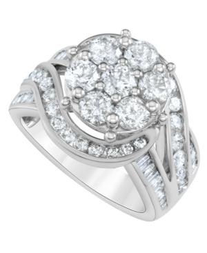image of Diamond Engagement Ring (3 ct. t.w.) in 14K White Gold