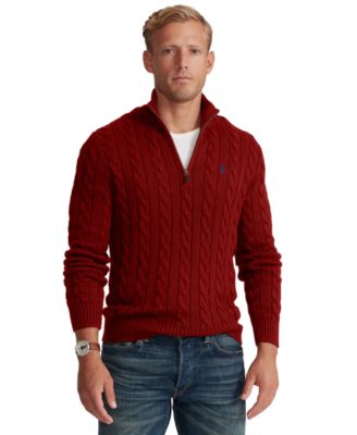 macy's men's polo sweaters