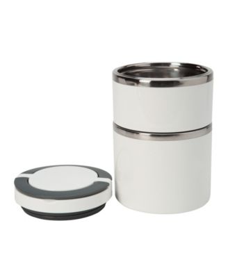 Tier Round Twist Stainless Steel Insulated Lunch Box