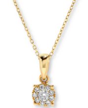 Diamond pendant necklace clearance macys