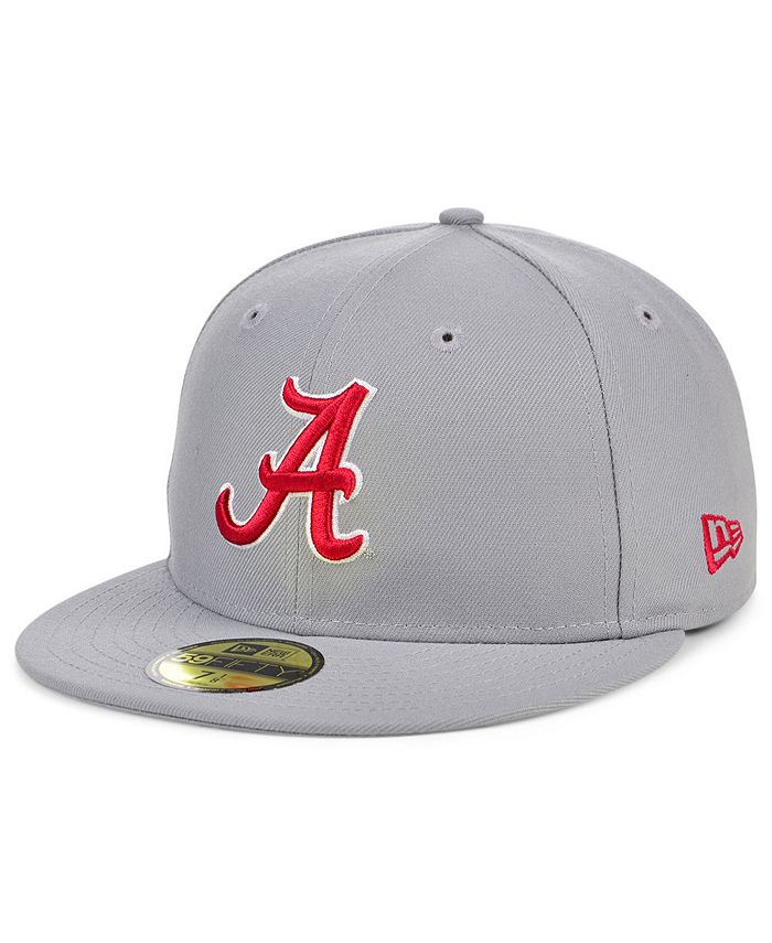 New Era Men's Alabama Crimson Tide Crimson 59Fifty Fitted Hat