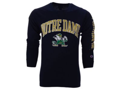 Retro Brand - Notre Dame Fighting Irish Men's Midsize Slogan Long Sleeve T-Shirt