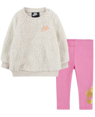 Nike - Baby Girls Sweatshirt and Leggings Set