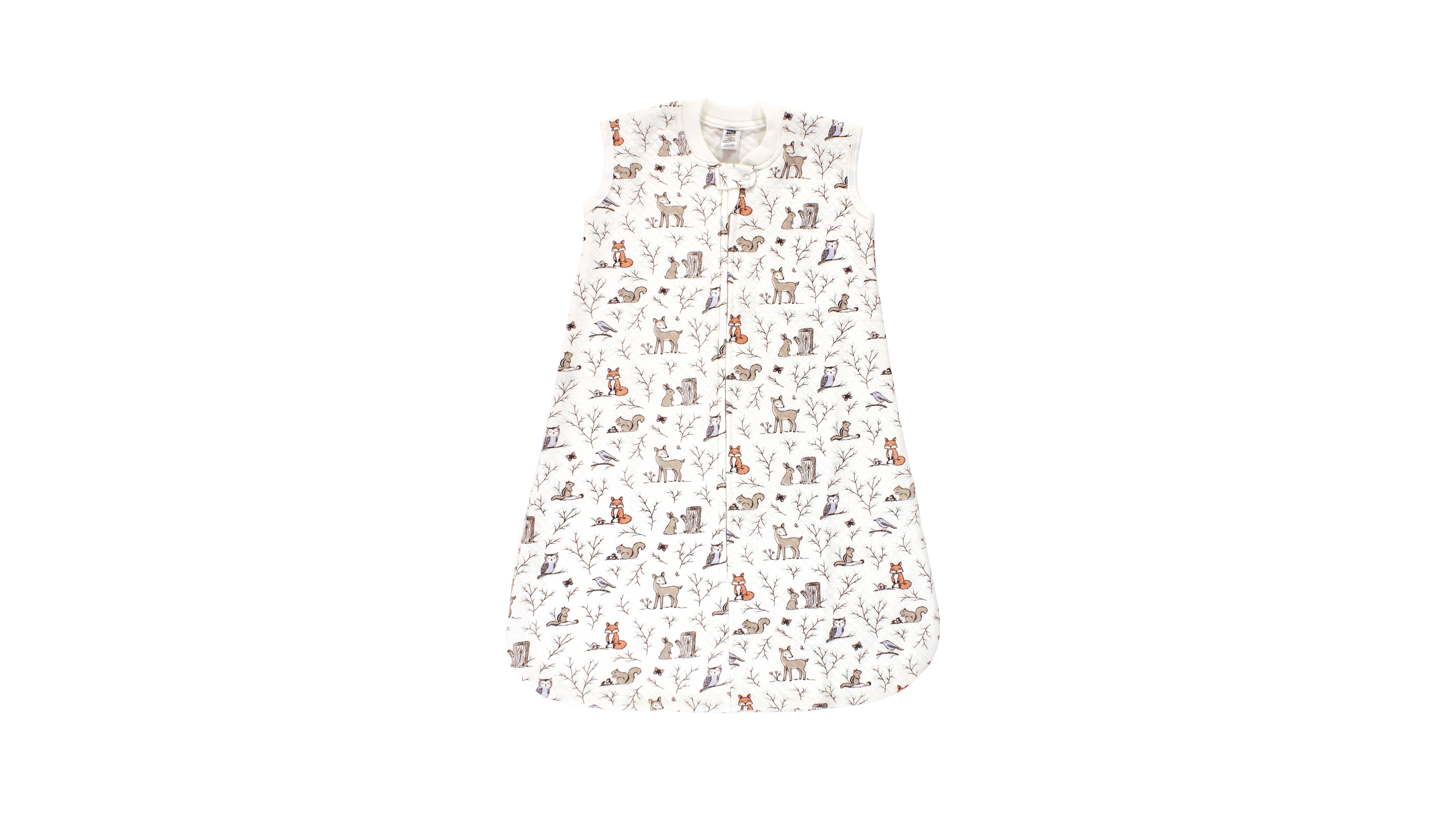 Hudson Baby Girls Premium Quilted Sleeveless Sleeping Bag and Wearable Blanket