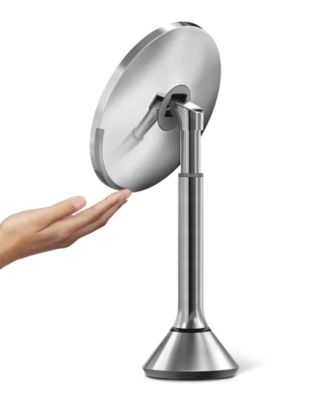 8" Sensor Makeup Mirror, 5x Magnification and Adjustable Brightness