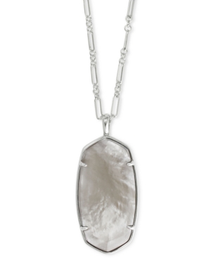 image of Kendra Scott Faceted Illusion Stone Long Pendant Necklace, 30