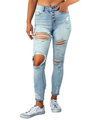 denizen women's curvy skinny jeans