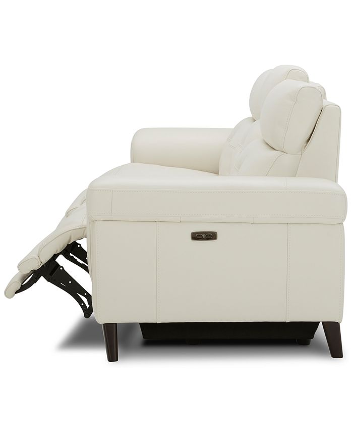 Furniture Jazlo 3Pc. Leather Sectional with 2 Power Recliners, Created