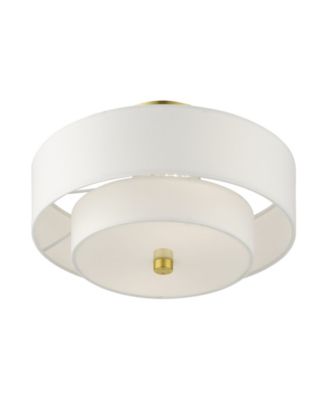 Meridian 2 Lights Semi Flush