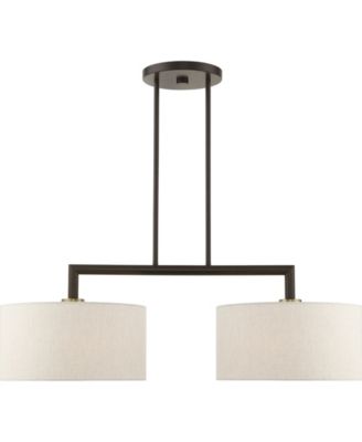 Meridian 2 Lights Linear Chandelier