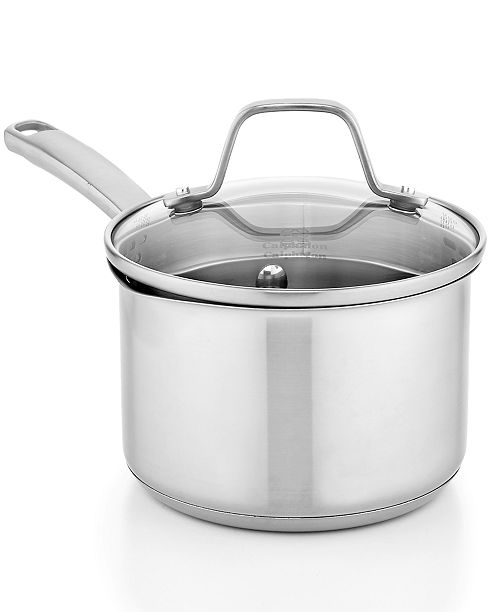 Calphalon Classic Stainless Steel 1.5 Qt. Covered Saucepan & Reviews