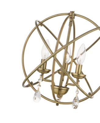 Aria 3 Lights Convertible Chandelier or Semi Flush
