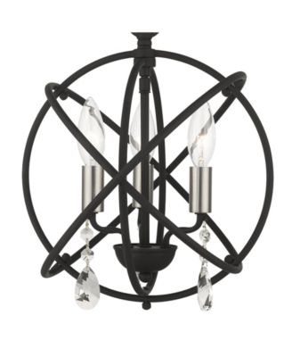 Aria 3 Lights Convertible Chandelier or Semi Flush