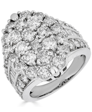 image of Diamond Cluster Ring (5 ct. t.w.) in 14k White Gold