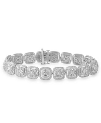 halo diamond bracelet