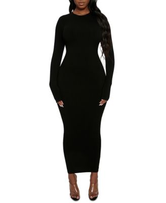 Naked Wardrobe - Maxi Bodycon Dress