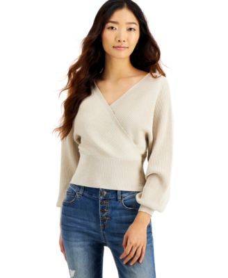 surplice sweater