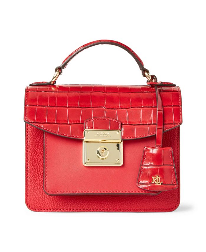 Lauren Ralph Lauren Leather Small Beckett Satchel - Macy's