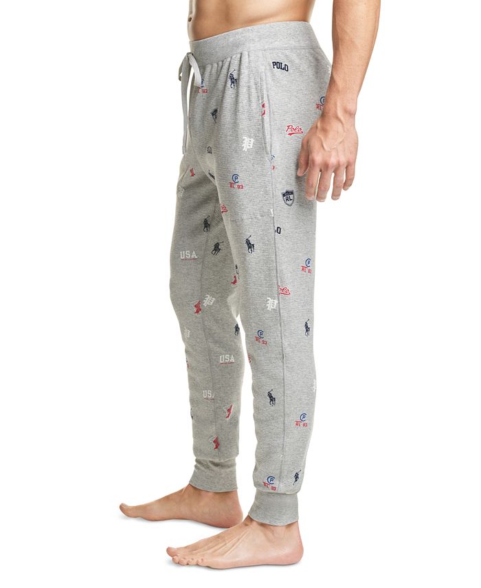 grey polo pajama pants