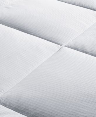 All Season Classic Grid Jacquard Down Alternative Comforter, King