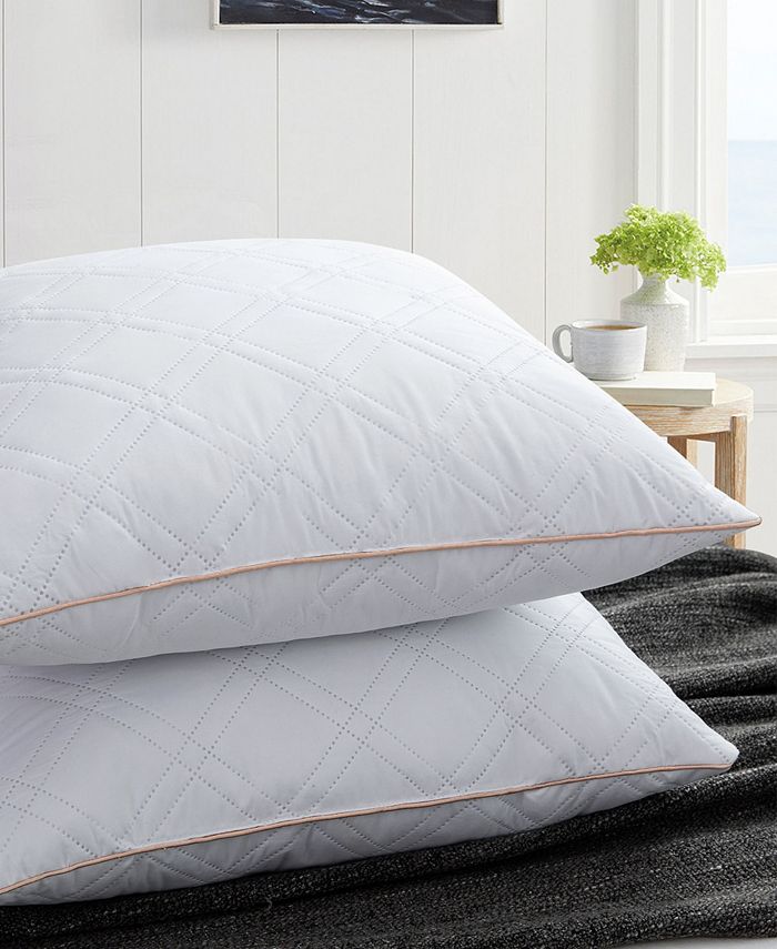 UNIKOME 26" x 26" Square Down Feather Bed Pillow Inserts, 2 Pack