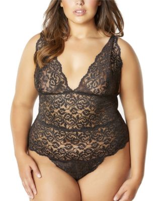 lace plus size teddies