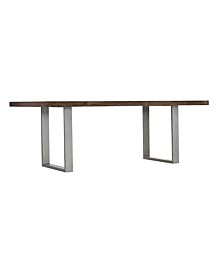 Logan Square double pedestal dining table, By Bernhardt
