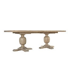 Rustic Patina Dining table, By Bernhardt