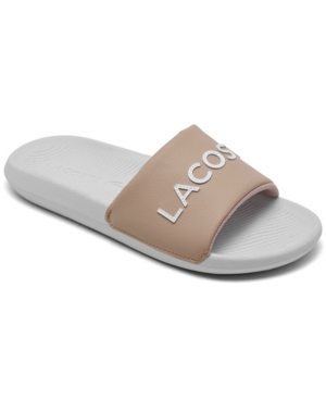 image of Lacoste Women-s Croc Slide Sandals from Finish Line