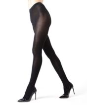 EMEM Apparel Women's Ladies Plus Size Queen Opaque Footed Tights Fashion  Hosiery Stockings Black 1X