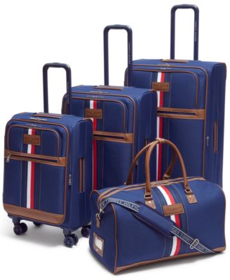 Shop Tommy Hilfiger Logan Softside Luggage Collection In Navy