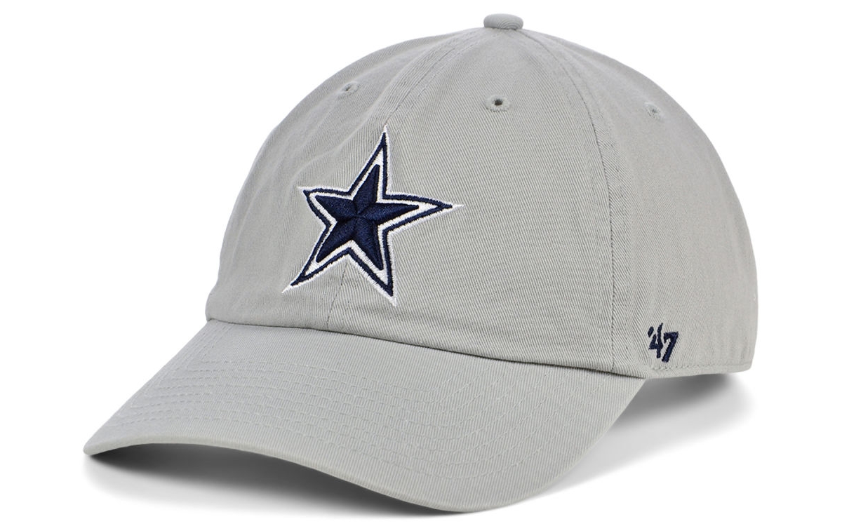 Dallas Cowboys Clean Up Cap - Gray
