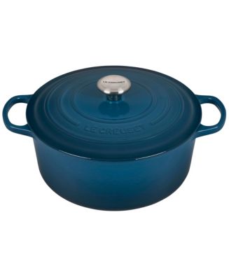 Le Creuset Signature Cast Iron 7.25-Quart Deep Teal Round Dutch Oven