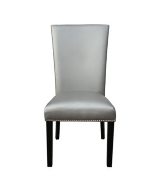 silver side chair