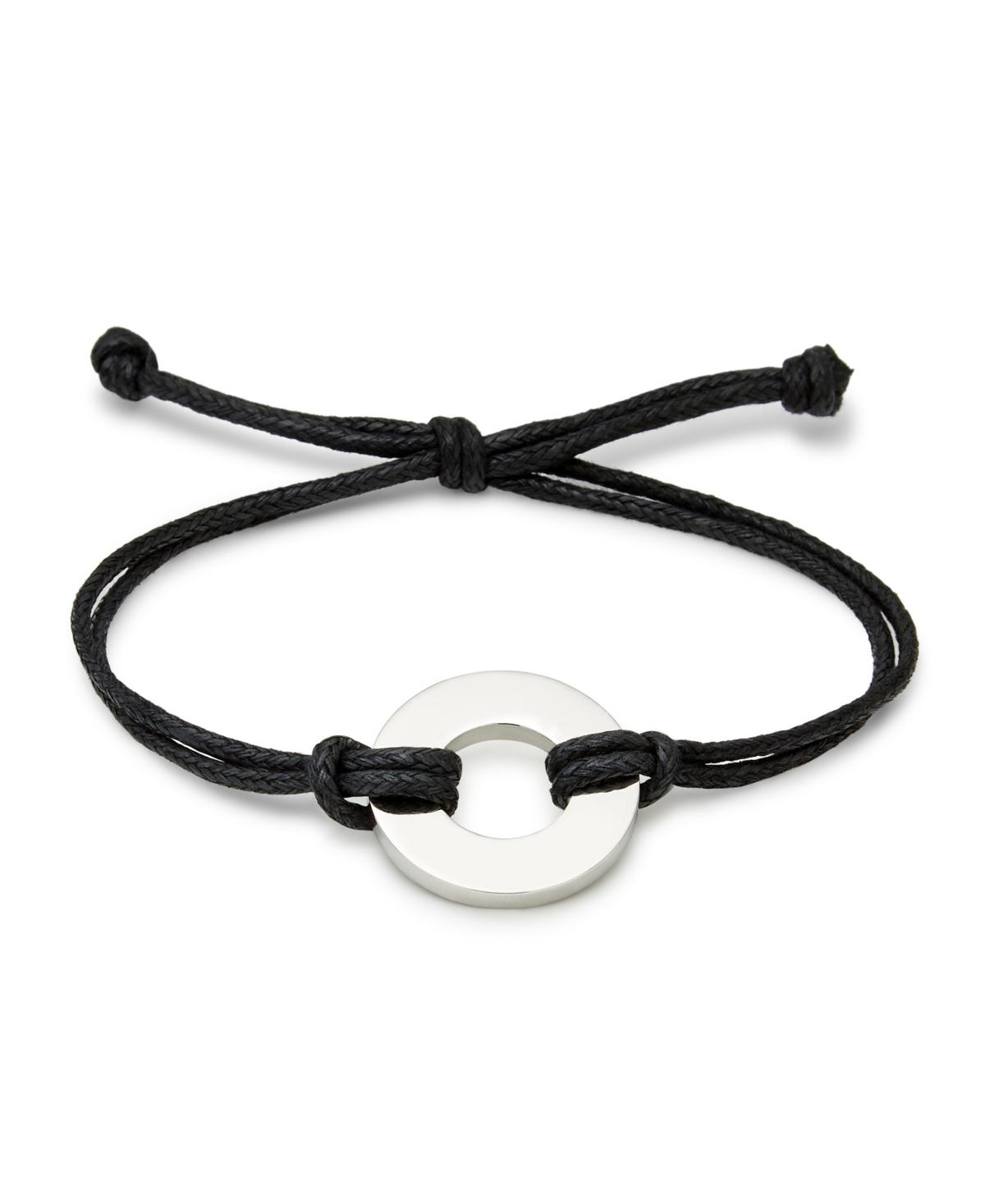 Eve's Jewelry Men's Stainless Steel Circle Bracelet