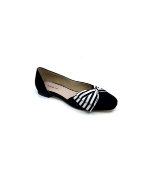image of All Black Half D-orsay Women-s Flat Women-s Shoes
