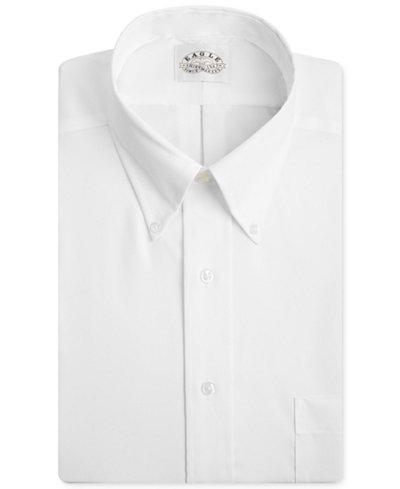 Eagle Men's Big & Tall Classic-Fit Non-Iron Pinpoint Dress Shirt