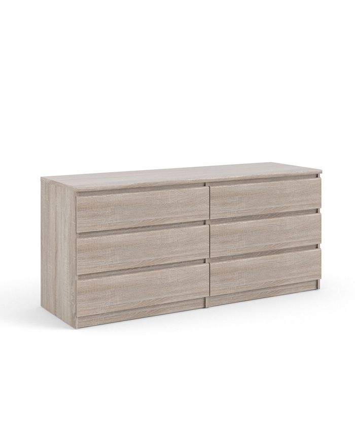 Tvilum Scottsdale 6 Drawer Double Dresser Macy s