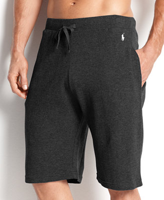 Polo Ralph Lauren Men's Loungewear, Solid Thermal Shorts - Macy's