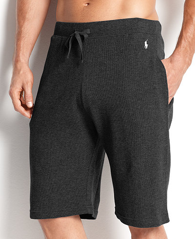 Polo Ralph Lauren Men's Loungewear, Solid Thermal Shorts
