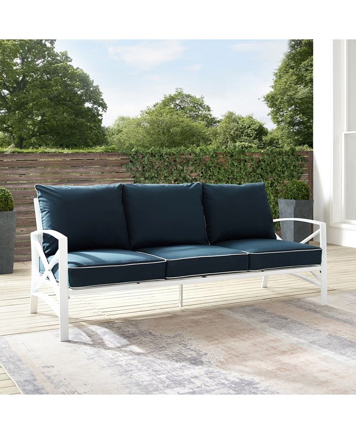 Crosley Kaplan Outdoor Metal Sofa Macy's