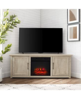 Camden 58" Corner TV Stand with Fireplace