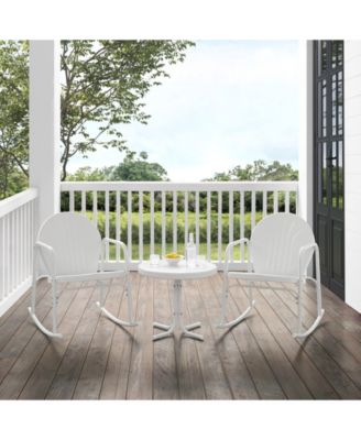 Griffith 3 Piece Outdoor Rocking Chair Set