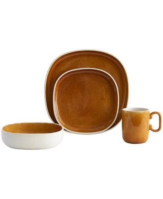 Baum - Sloane Amber 16 Piece Dinnerware Set