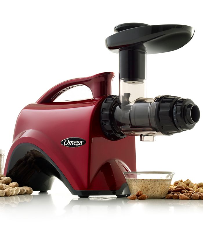 Omega NC800HDR Red Slow Speed Nutrition Center Masticating Juicer Macy's