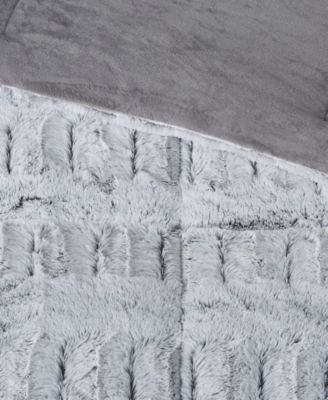 Gia Faux-Fur 3-Pc. Comforter Set, Full/Queen