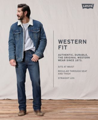 levis western cut jeans